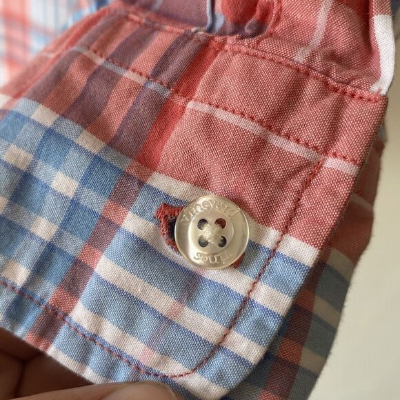 Vineyard Vines Women's Plaid Weekend‎ Slim Fit Murray Shirt SZL Weekend Preppy - Picture 8 of 10